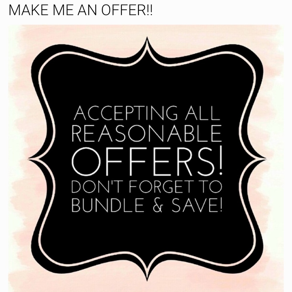 All reasonable offers allowed